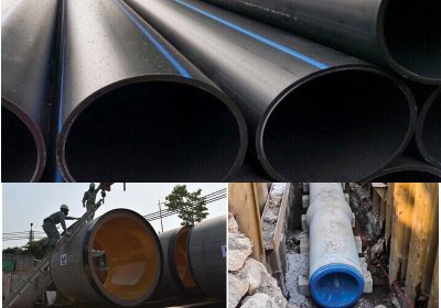 Các loại ống cống đường kính lớn trong dự án hồi sinh sông Tô Lịch.